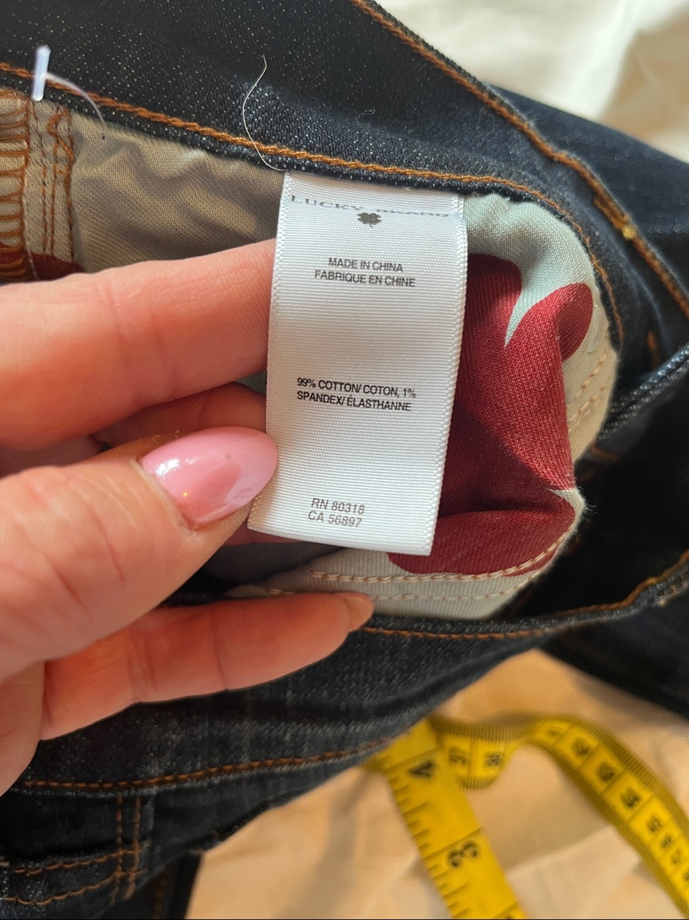 Lucky Brand Womens sz 26 Dark Indigo boot cut flare Y2K NWT - Picture 9 of 11